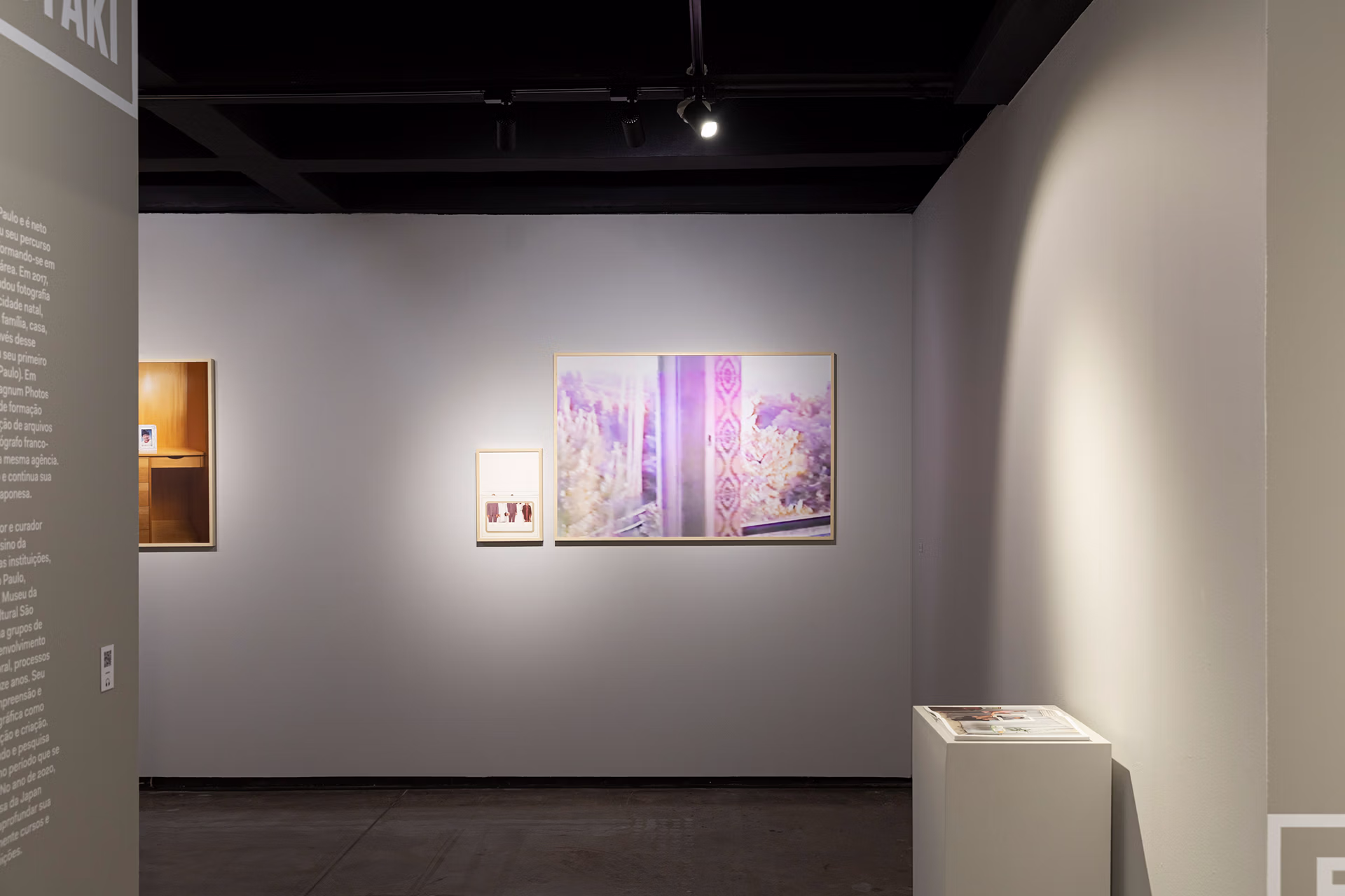 Vista da exposição Utaki no MIS
